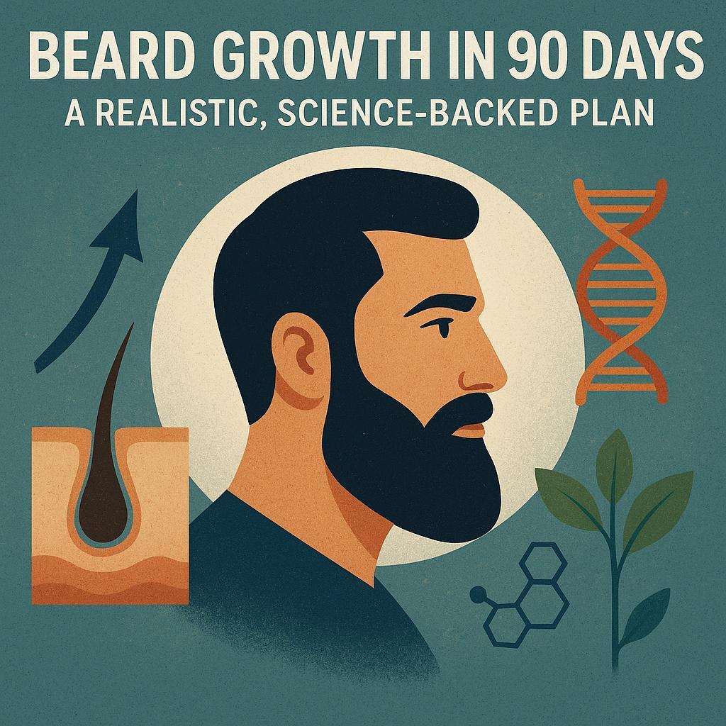 Beard Growth in 90 Days: A Realistic, Science-Backed Plan